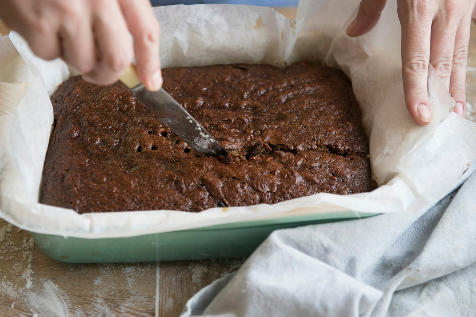 Brownies de plátano y remolacha 