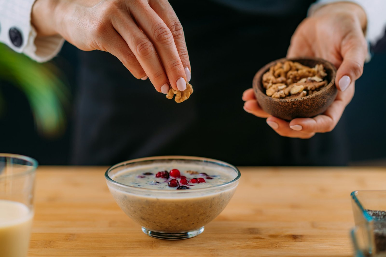 Bowl de avena de 4 ingredientes