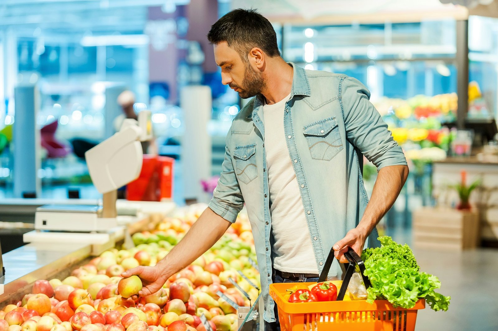 Making nutritional choice.