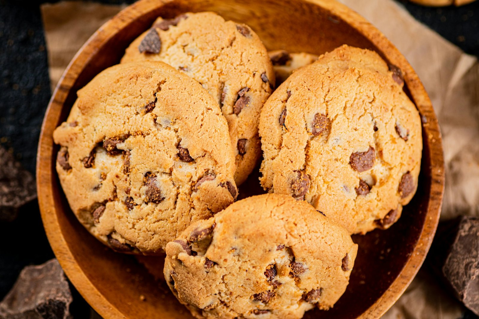 Galletas de avena y chocolate