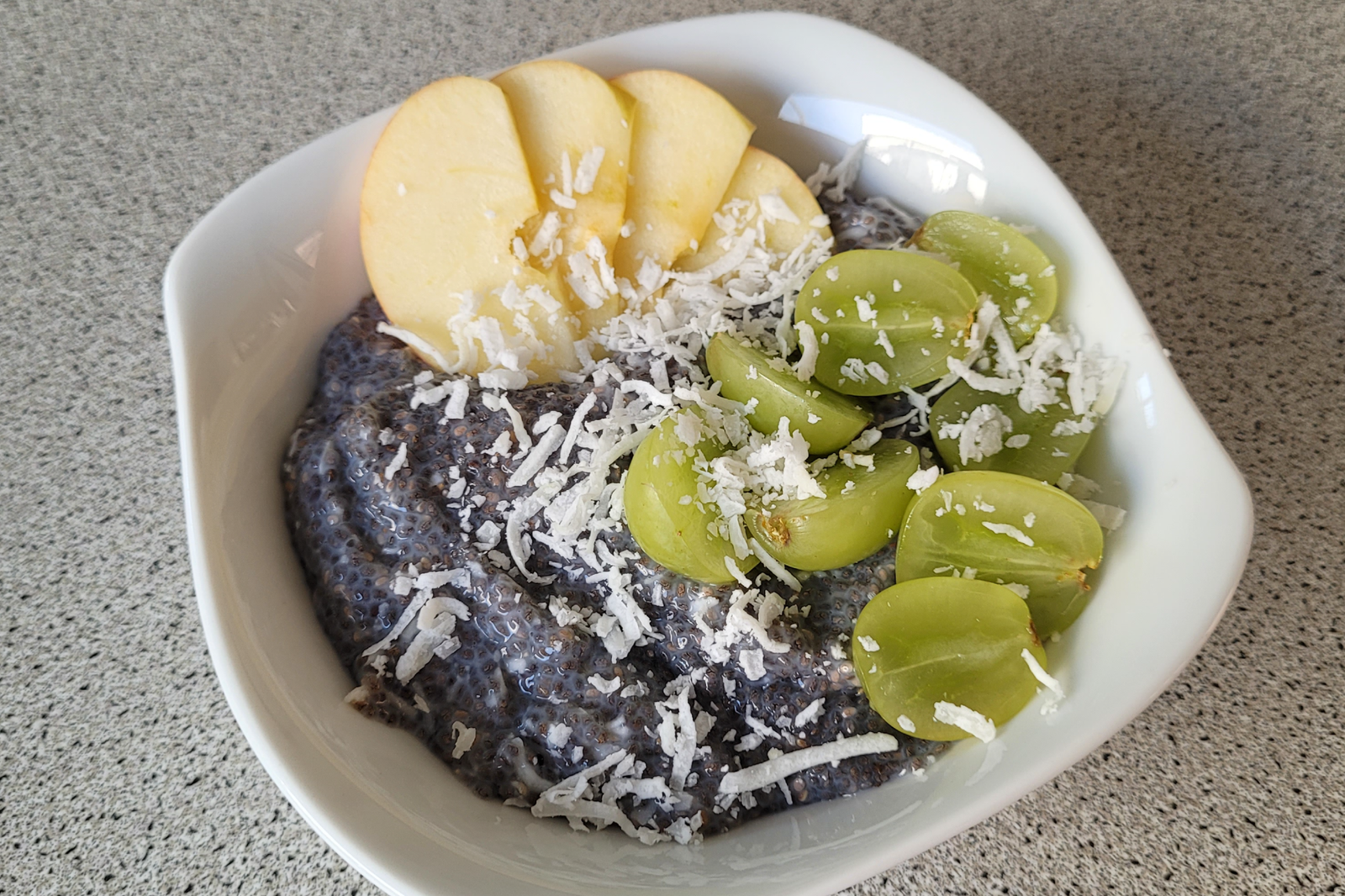 Pudín de chía y coco 