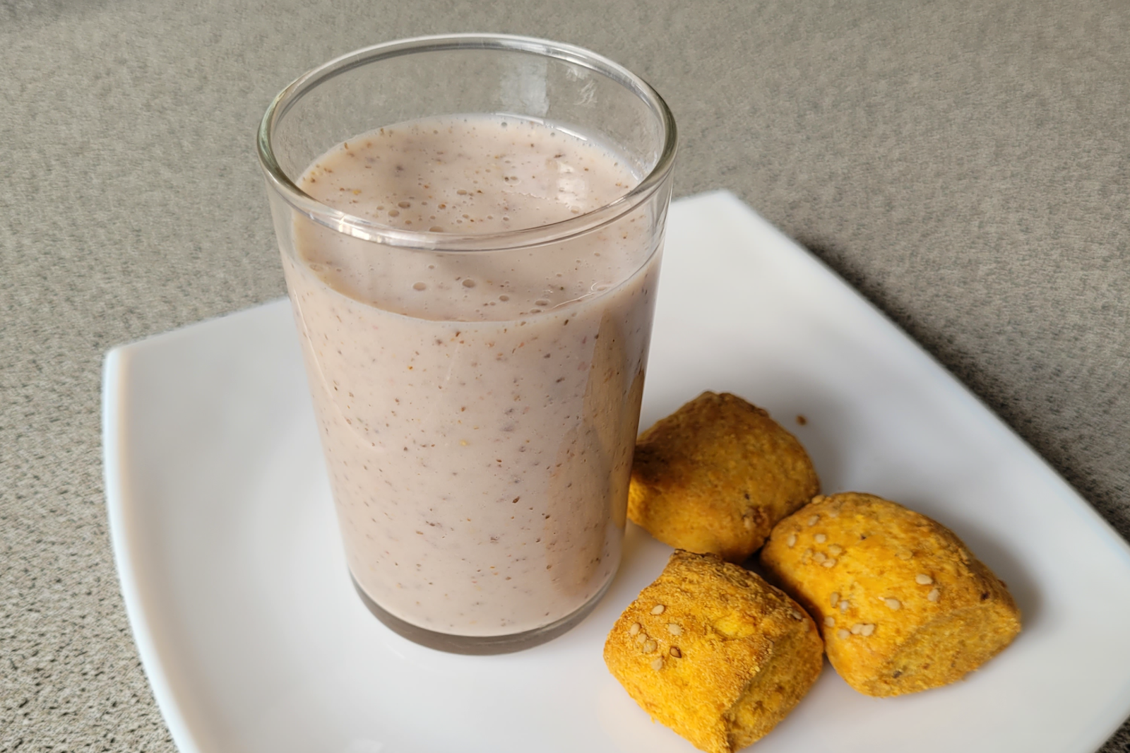 Batido de frutas y semillas 